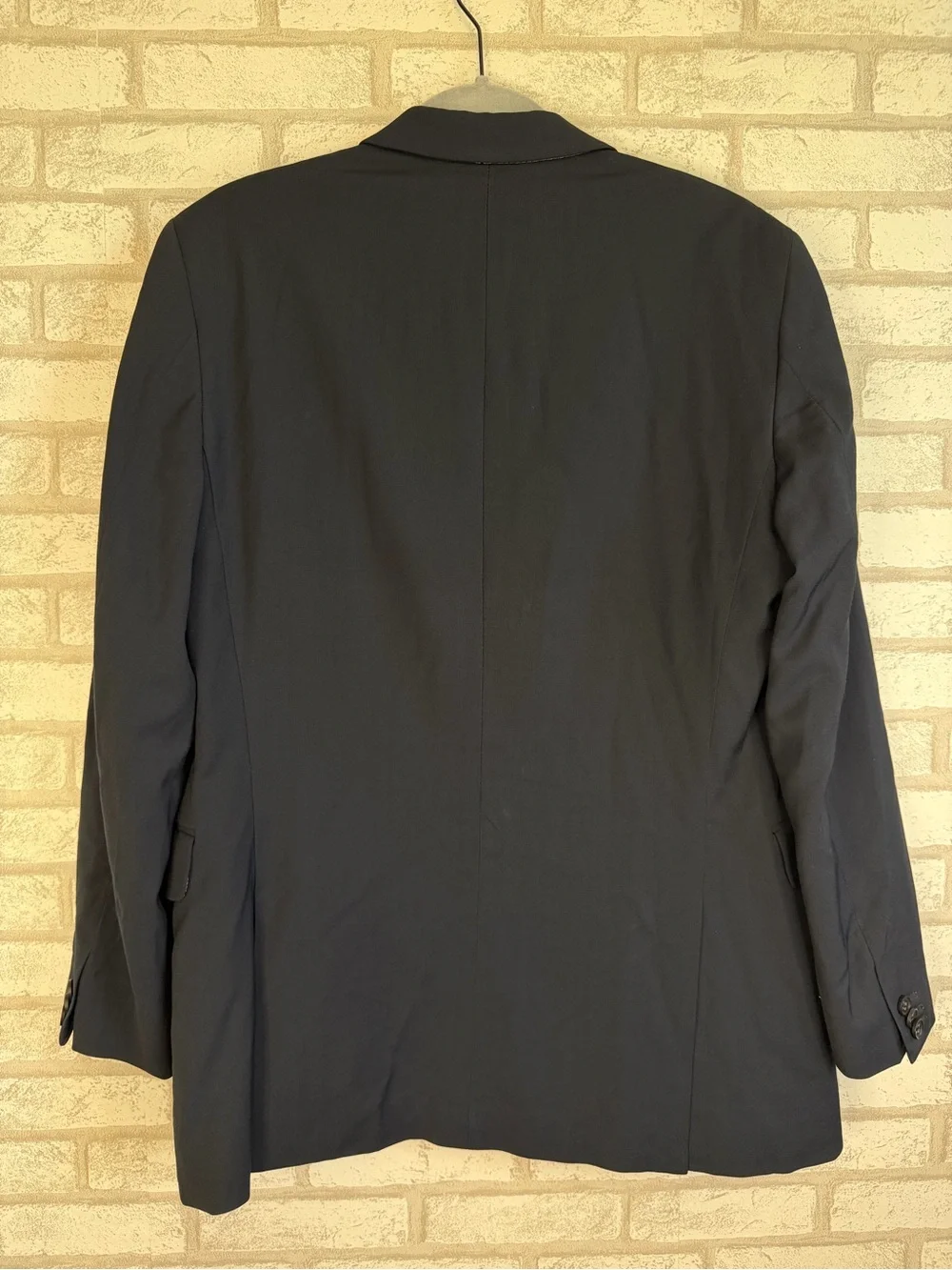 Banana Republic Navy Single-Breasted Tailored Blazer